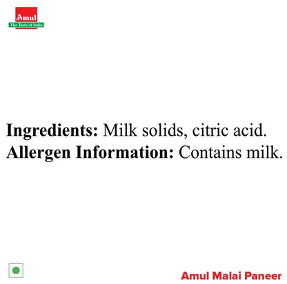 Amul Fresh Malai Paneer 200G