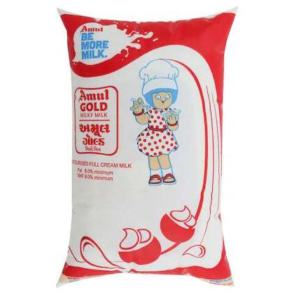 Amul Gold Full Cream Fresh Milk 1L